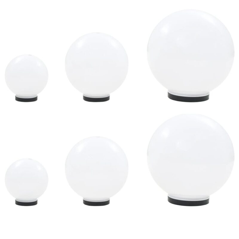 LED lempų rinkinys, 6 dalių, 20, 30, 40 cm