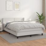 lovasuspyruoklemisirciuziniuvidaxlbalta140x1909dd2freference  belsilt Lova su spyruoklėmis ir čiužiniu vidaXL 140x190 cm balta