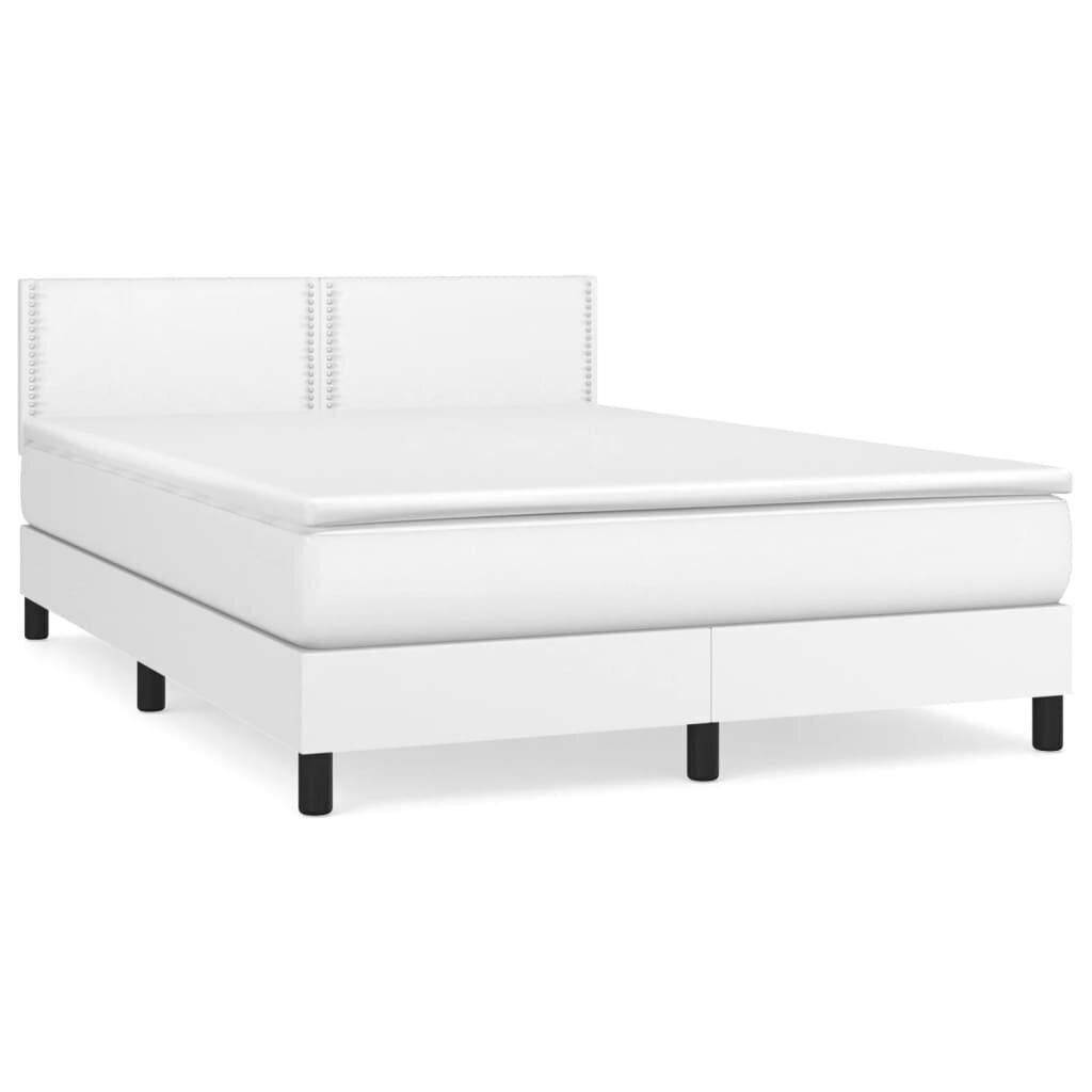 lovasuspyruoklemisirciuziniuvidaxlbalta140x190b5f79reference  belsilt Lova su spyruoklėmis ir čiužiniu vidaXL 140×190 cm balta