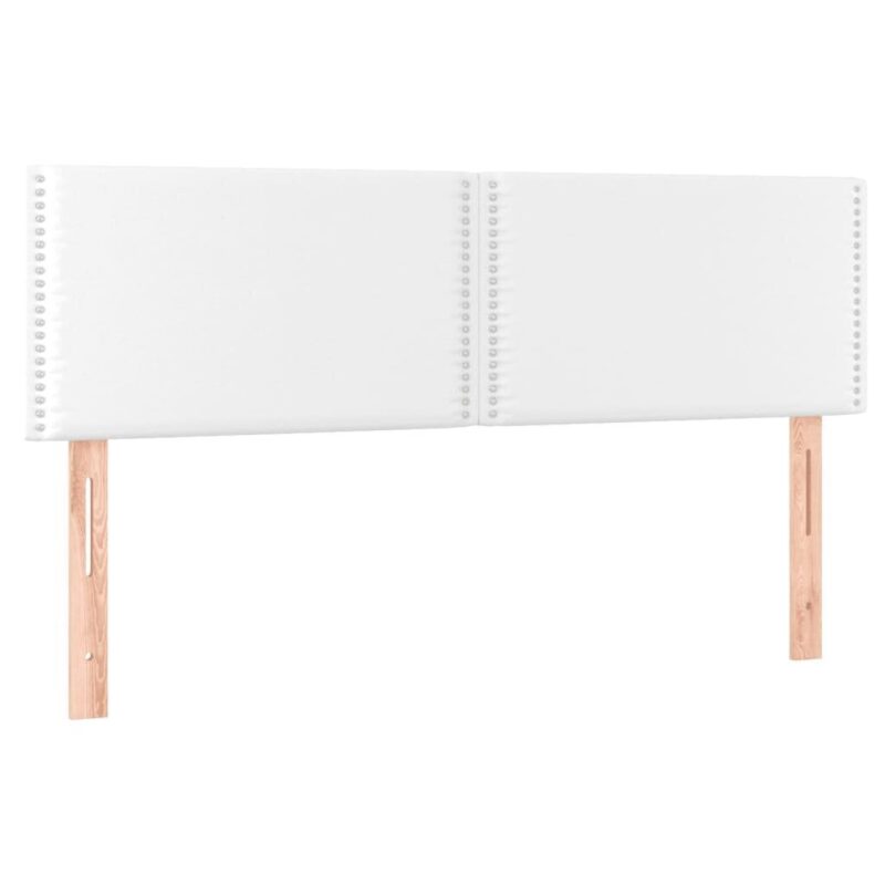 Lova su spyruoklėmis ir čiužiniu vidaXL 140×190 cm balta