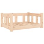 Medinė lova šunims 655×505×28 cm iš pušies medienos