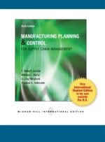 Manufacturing Planning and Control for Supply Chain Management 6th edition