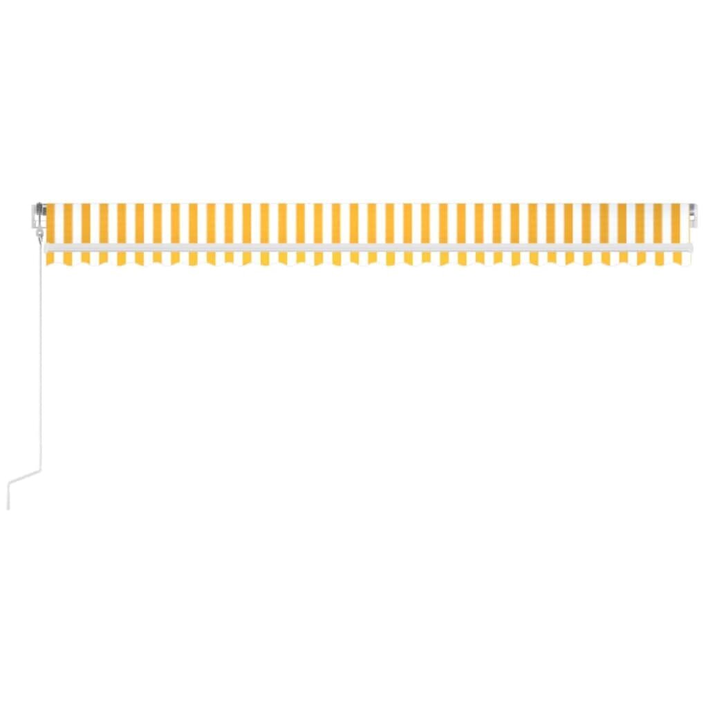 markizesuledvejojutikliugeltonabalta600x300cmc9a7finternetureference belsilt Markizė su LED ir vėjo jutikliu 600x300 cm geltonabalta