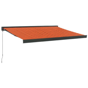 Markizė vidaXL, 350x250 cm, oranžinė/ruda