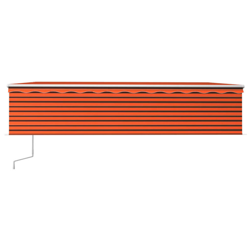 Markizė vidaXL 600×300 cm oranžinėruda  ištraukiama lauko markizė