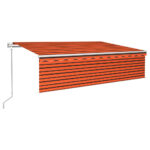 markizevidaxl600x300cmoranzineruda907d4reference  belsilt Markizė vidaXL 600×300 cm oranžinėruda  ištraukiama lauko markizė