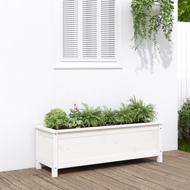 Medinis lovelis 1195x40x39 cm baltas | Belsilt