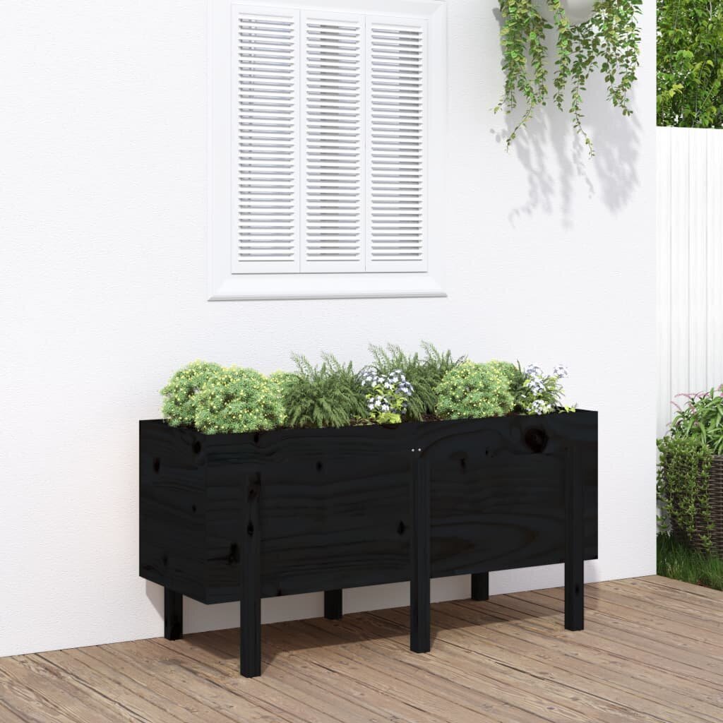 medinislovelis121x50x57cmjuodas006cckainareference  belsilt Medinis juodas lovelis 121x50x57 cm  tvirtas ir erdvus
