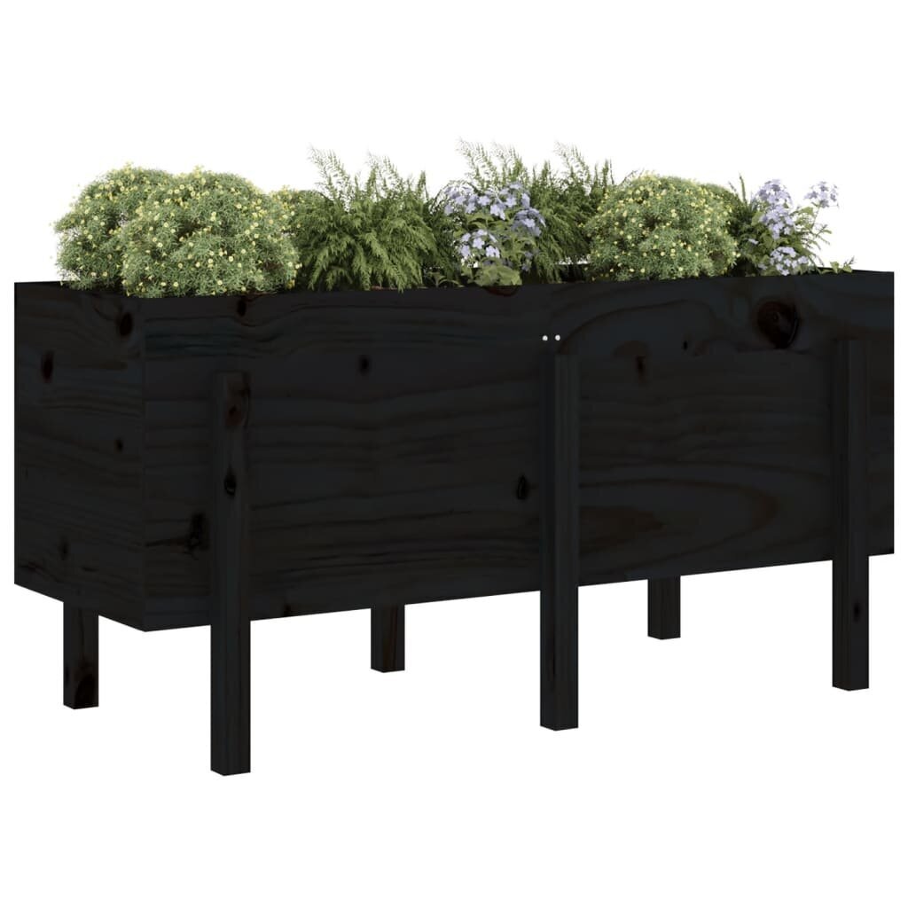 medinislovelis121x50x57cmjuodasfa8a7internetureference  belsilt Medinis juodas lovelis 121x50x57 cm  tvirtas ir erdvus