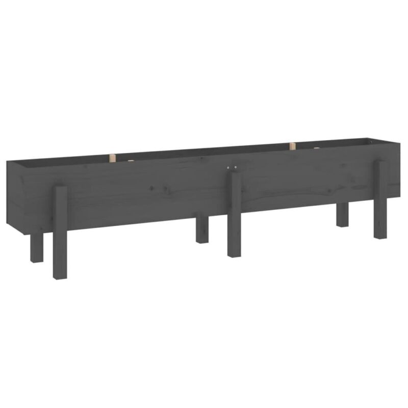 Medinis lovelis 160x30x38cm pilkas  tvirtas ir stilingas