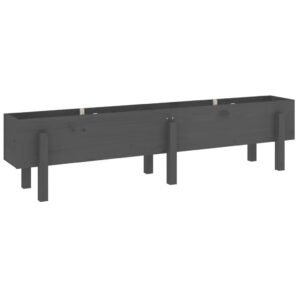 Medinis lovelis 160x30x38cm pilkas  tvirtas ir stilingas