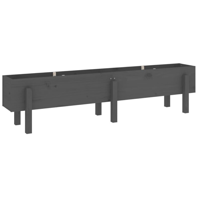 Medinis lovelis 160x30x38cm pilkas  tvirtas ir stilingas