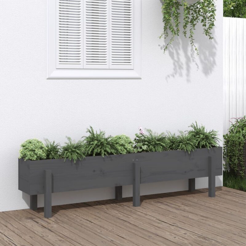 Medinis lovelis 160x30x38cm pilkas  tvirtas ir stilingas