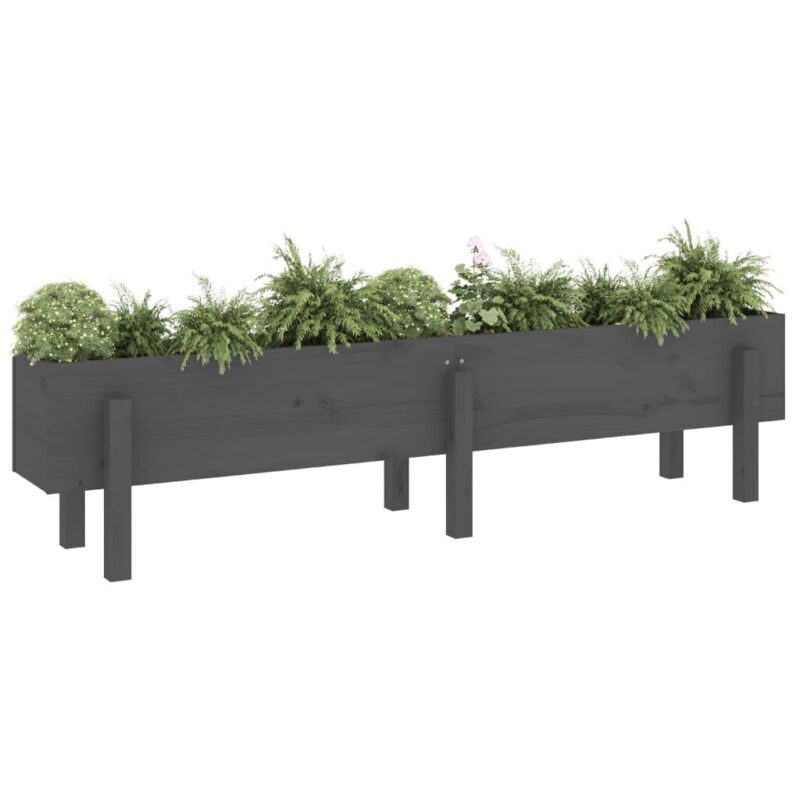 Medinis lovelis 160x30x38cm pilkas  tvirtas ir stilingas