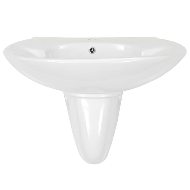 Montuojamas praustuvas, baltas, 690x520x210mm, keramika - Image 3