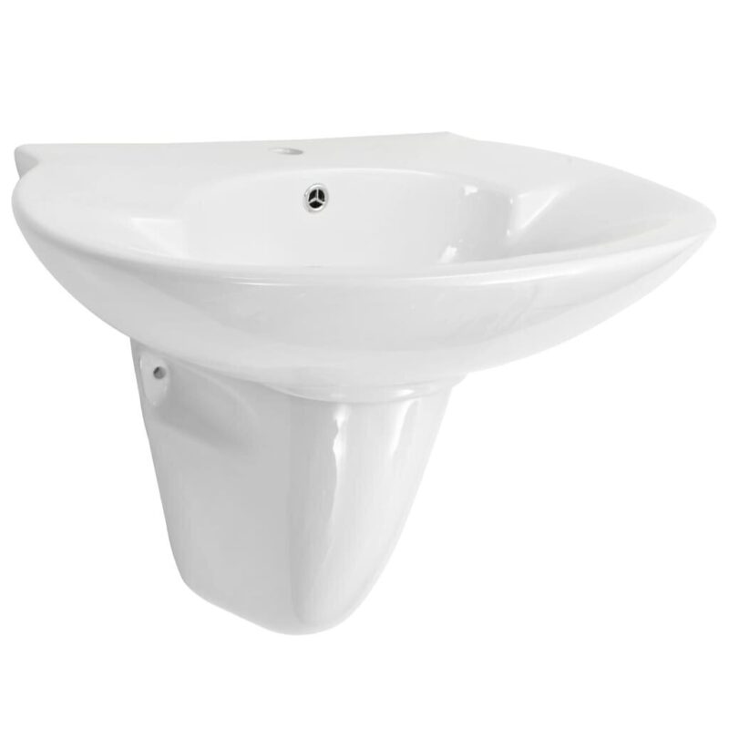 Montuojamas praustuvas, baltas, 690x520x210mm, keramika - Image 2