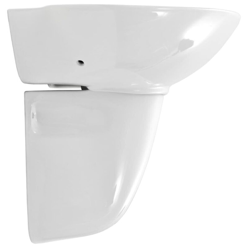 Montuojamas praustuvas, baltas, 690x520x210mm, keramika - Image 4