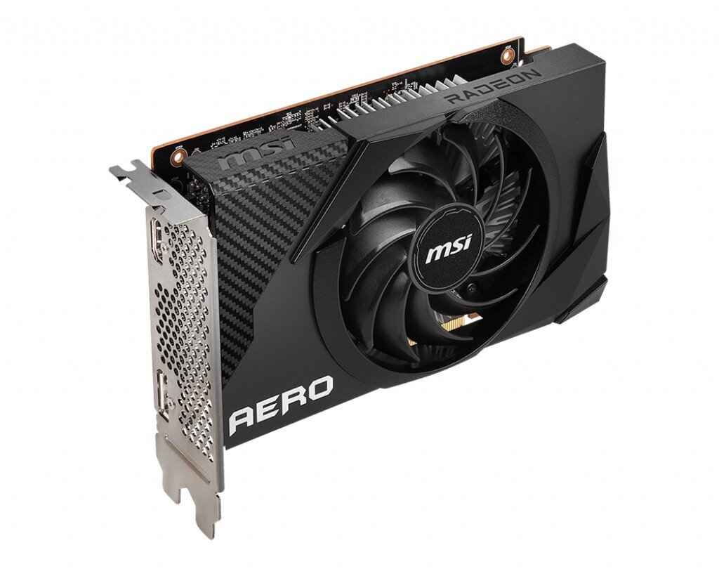 msivgarx64004gbaeroitx5b02aatsiliepimaireference  belsilt MSI VGA RX6400 4GB AERO ITX  AMD vaizdo plokštė ITX