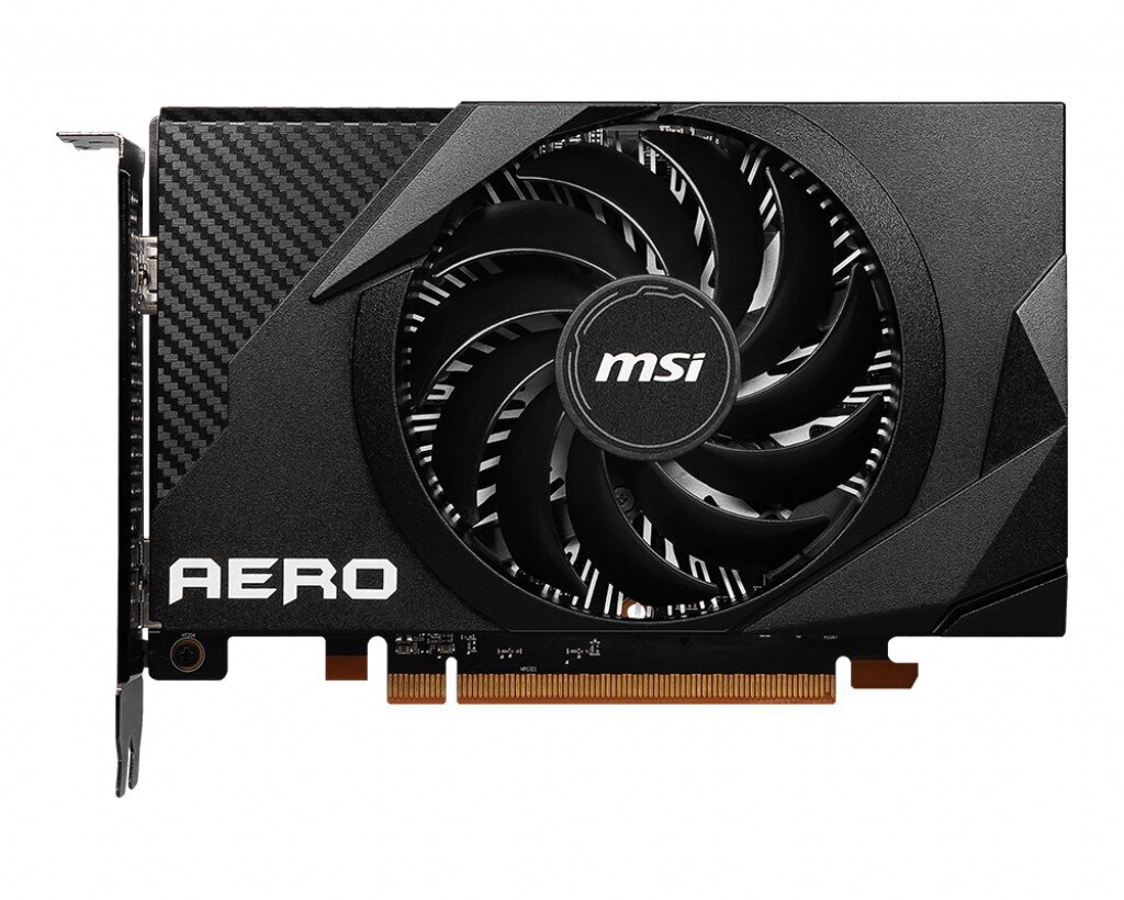 msivgarx64004gbaeroitxd1fc8pigiaureference  belsilt MSI VGA RX6400 4GB AERO ITX  AMD vaizdo plokštė ITX