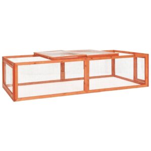 Medinis narvas triušiams 183x90x46,5 cm – belsi.lt