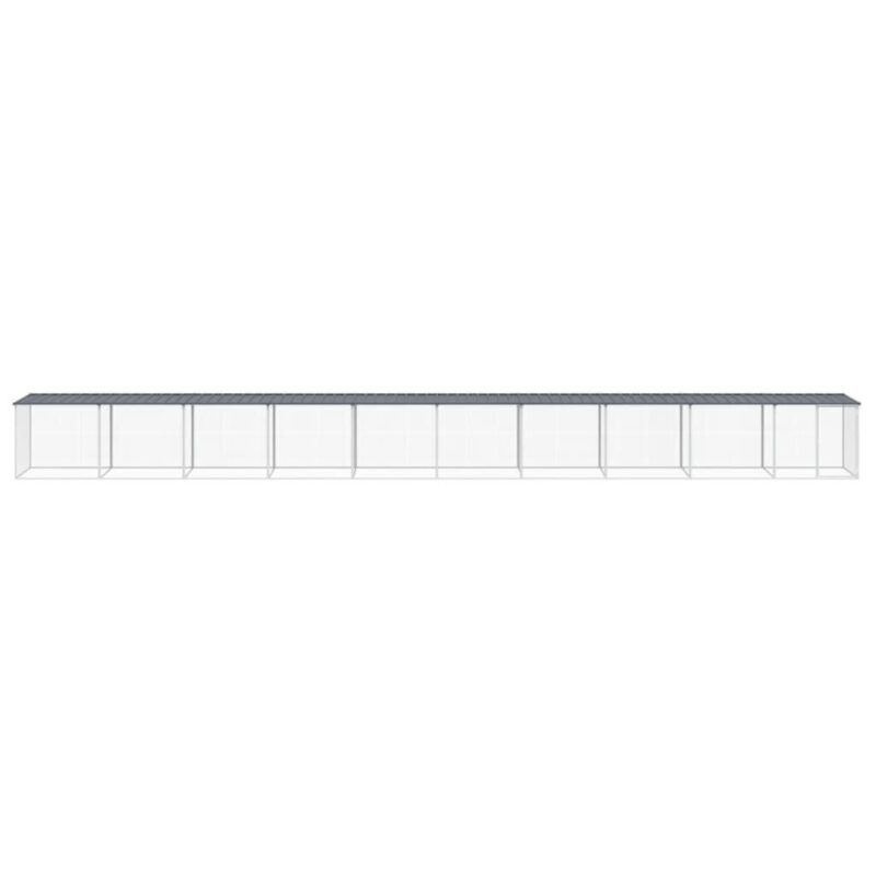 Narvas viščiukams su stogu 1003x98x90cm, galvanizuotas plienas