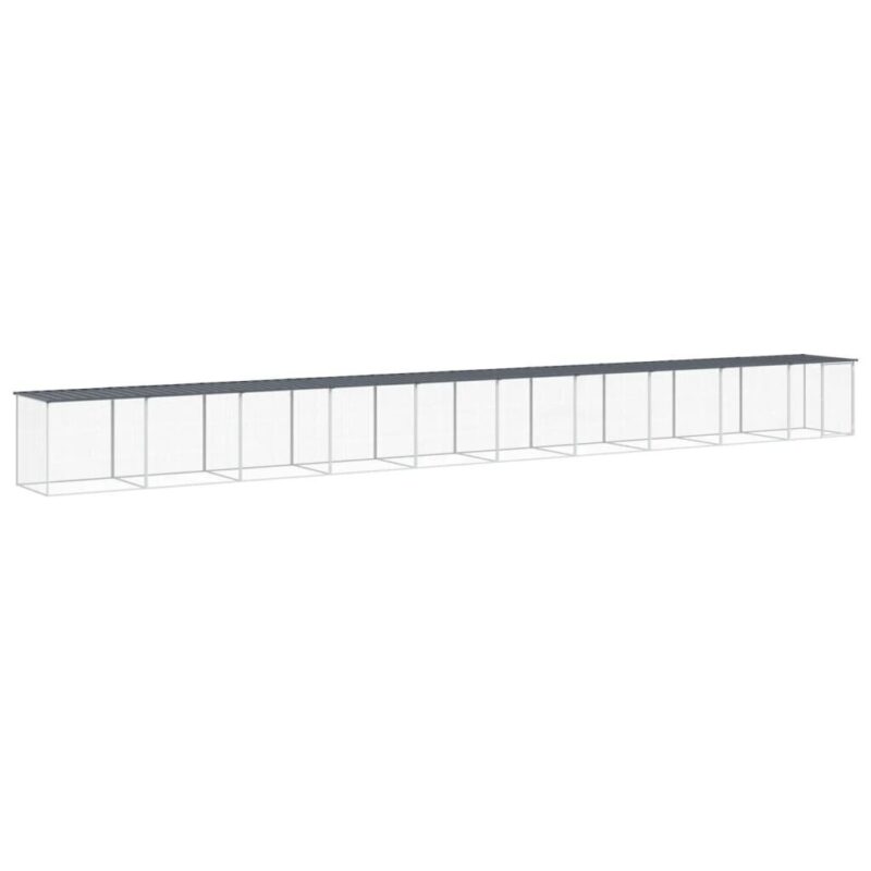 Narvas viščiukams su stogu 1003x98x90cm, galvanizuotas plienas
