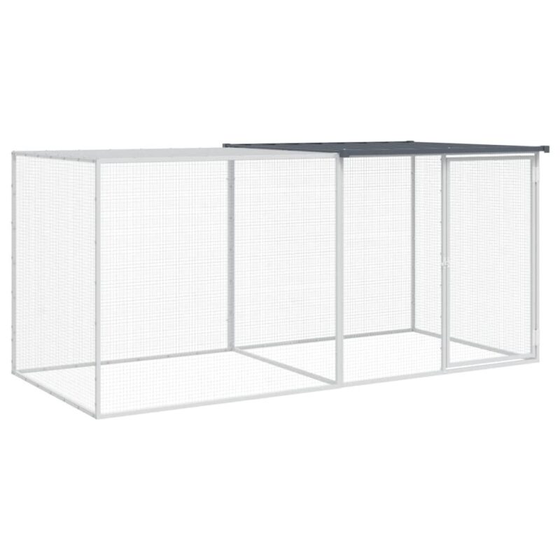 Patvarus narvas viščiukams su stogu 203x98x90 cm | belsi.lt
