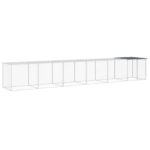 Patvarus viščiukų narvas su stogu 603x98x90 cm – belsi.lt