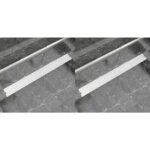 Pailgi dušo latakai 1030x140mm 2 vnt  belsilt