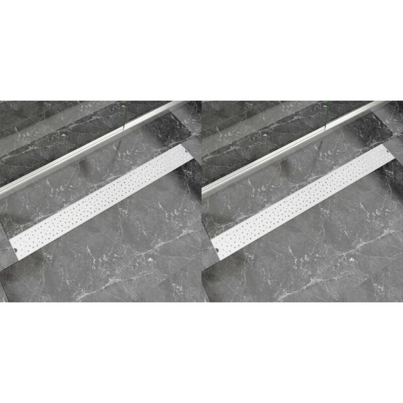 Pailgi dušo latakai 1030x140mm 2 vnt  belsilt