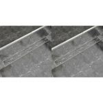 Pailgi dušo latakai 2 vnt 1030x140mm nerūdijantis plienas