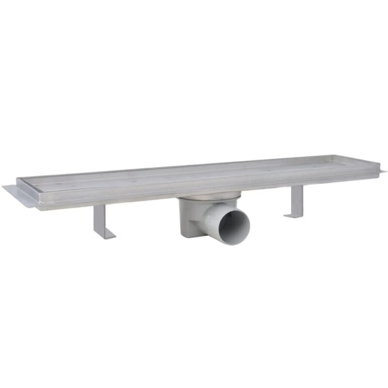 Pailgi nerūdijančio plieno dušo latakai 530x140mm 2vnt