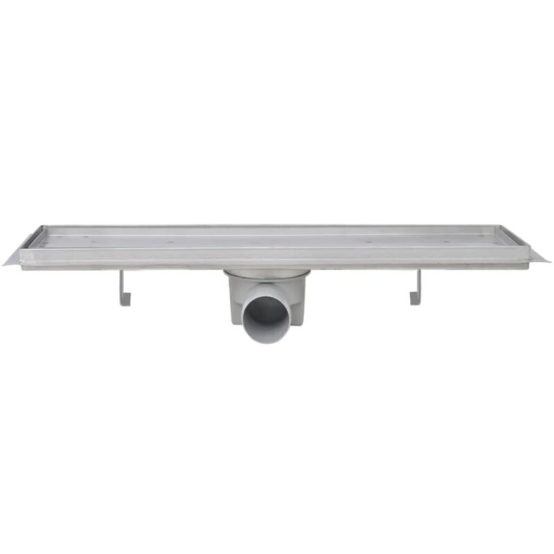 Pailgi nerūdijančio plieno dušo latakai 530x140mm 2vnt