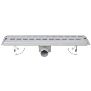 Pailgi dušo latakai 530x140mm 2 vnt  nerūdijantys efektyvūs