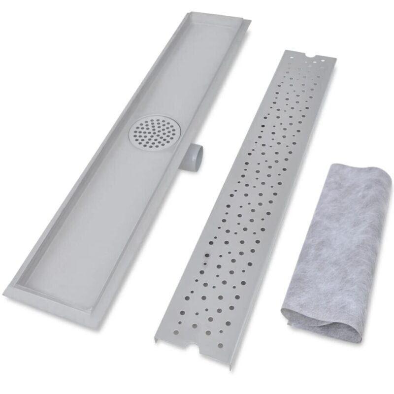 Pailgi dušo latakai 730x140 mm 2 vnt   nerūdijantis plienas