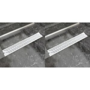 Pailgi dušo latakai 730x140mm 2 vnt  nerūdijantis plienas