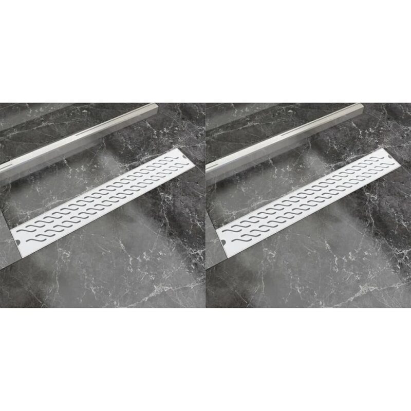 Pailgi dušo latakai 730x140mm 2 vnt  nerūdijantis plienas