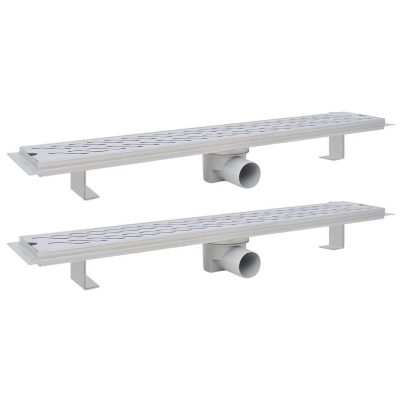 Pailgi dušo latakai 730x140mm 2 vnt  nerūdijantis plienas