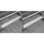 Pailgi dušo latakai 830x140mm 2 vnt  patvarūs ir efektyvūs