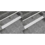 Pailgi dušo latakai 930x140mm 2 vnt  tvirtas ir stilingas sprendimas