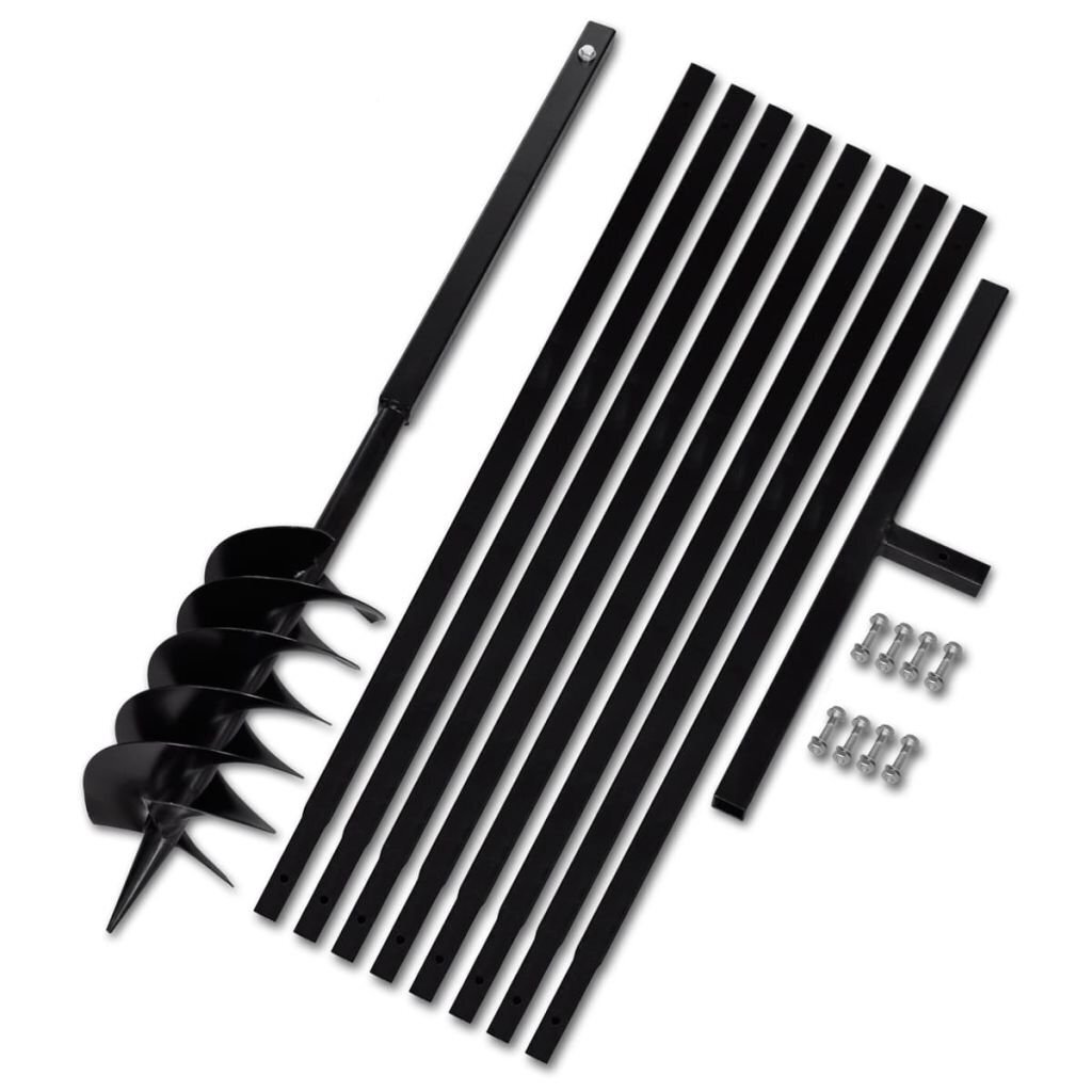 plieninis15cmzemesgraztassurankena3f79dreference belsilt Plieninis 15 cm žemės grąžtas su rankena ir ilgintuvais 9 m