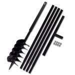 plieninis15cmzemesgraztassurankena8ecc9reference  belsilt Plieninis 15 cm žemės grąžtas su rankena ir ilgintuvais