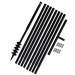 plieninis8cmzemesgraztassurankena3fc7ereference belsilt Plieninis 8 cm žemės grąžtas su rankena ir ilgintuvais 9 m