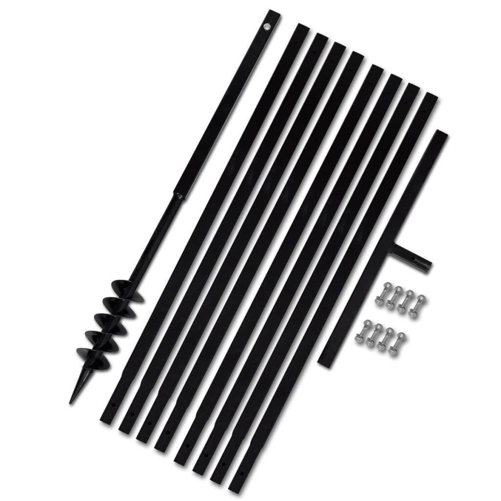 plieninis8cmzemesgraztassurankena3fc7ereference belsilt Plieninis 8 cm žemės grąžtas su rankena ir ilgintuvais 9 m