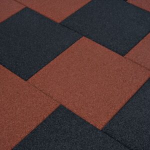 Juodos gumos plytelės nuo kritimų 24 vnt 50x50x3 cm   belsilt