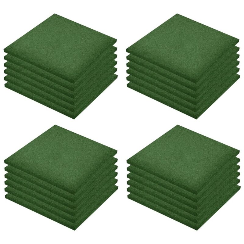 Guminės plytelės apsaugai nuo kritimo 50x50x3 cm 24 vnt