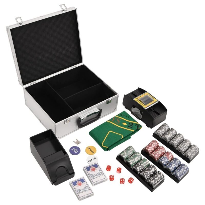 Pokerio žetonų rinkinys vidaXL, 300vnt.
