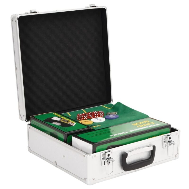 Pokerio žetonų rinkinys vidaXL, 600vnt. - Image 2