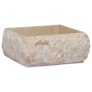 Praustuvas 30x30x13 cm iš marmuro  tvirtas ir elegantiškas