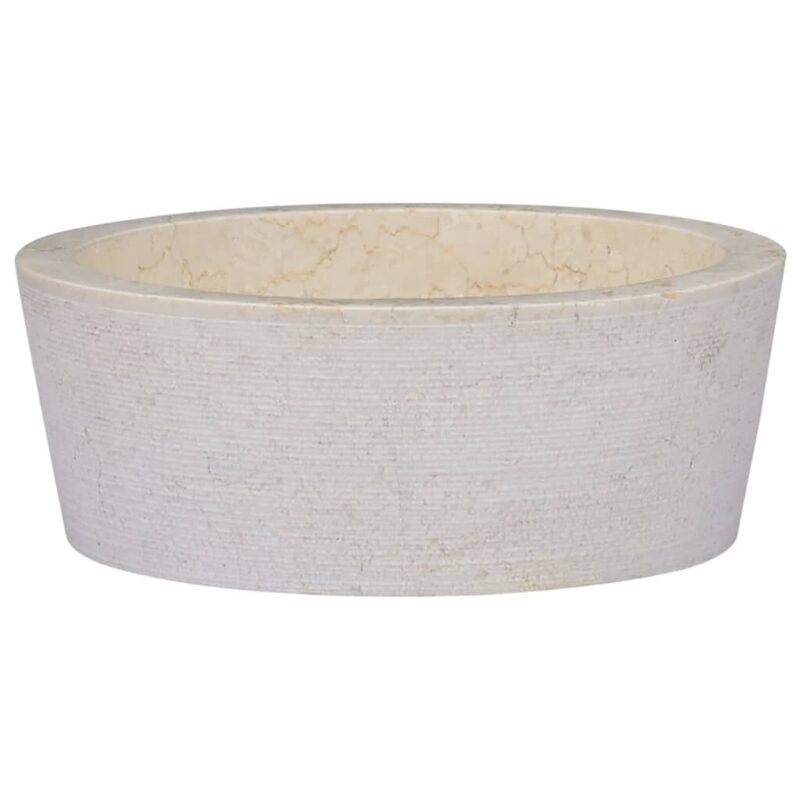 Marmurinis praustuvas 40x15 cm  tvirtas ir elegantiškas